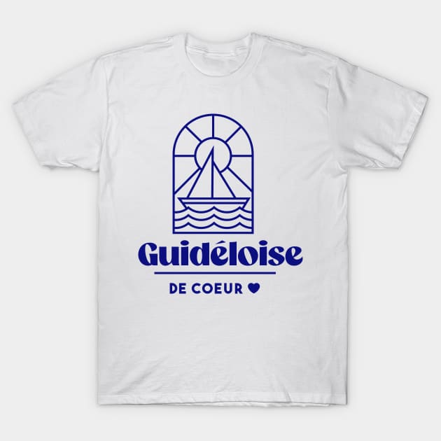 Guidéloise at heart - Brittany Morbihan 56 Mer Vacances Guidel T-Shirt by Tanguy44